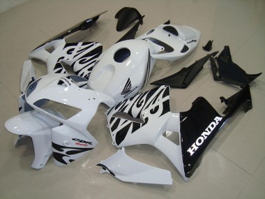 Blanco Negro Kits Completo Carenado ABS CBR 600 RR 05-06