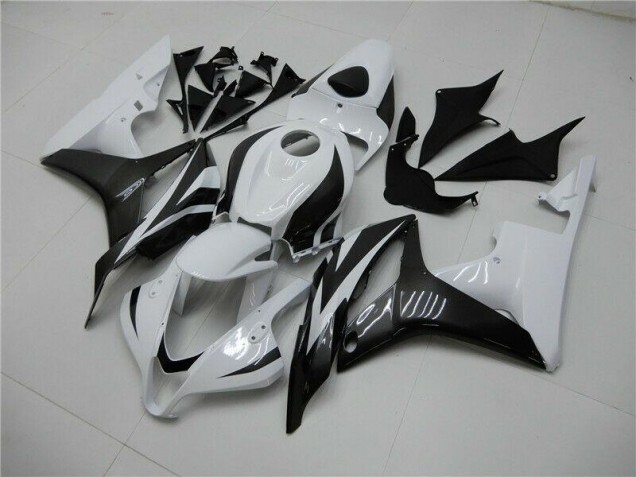 Blanco Negro Kits Completo Carenado CBR 600 RR 07-08 Blanco Negro Kits Completo Carenado CBR 600 RR 07-08
