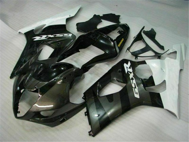 Blanco Negro Kits Completo Carenado GSXR 1000 K3 03-04 Blanco Negro Kits Completo Carenado GSXR 1000 K3 03-04