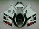 Blanco Negro Plástica GSXR 1000 K3 03-04 Blanco Negro Plástica GSXR 1000 K3 03-04