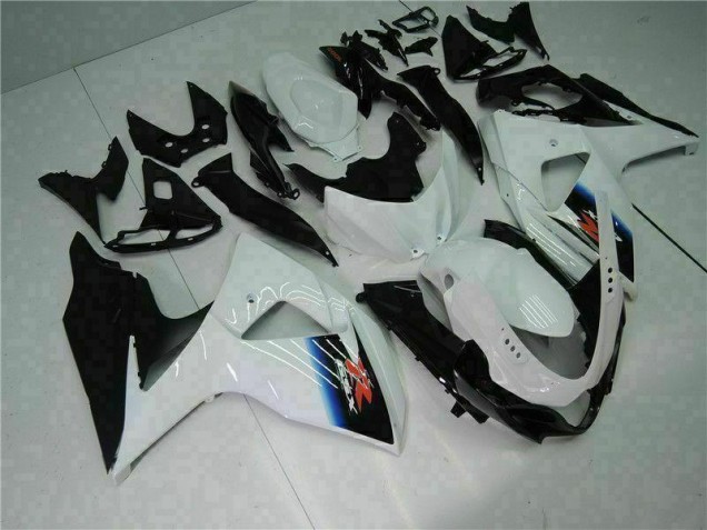 Blanco Negro Plástica GSXR 1000 K9 09-16 Blanco Negro Plástica GSXR 1000 K9 09-16
