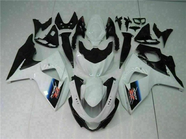 Blanco Negro Plástica GSXR 1000 K9 09-16 Blanco Negro Plástica GSXR 1000 K9 09-16