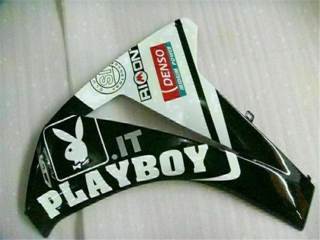 Blanco Negro Playboy ABS Carenado CBR 1000 RR 08-11 Blanco Negro Playboy ABS Carenado CBR 1000 RR 08-11