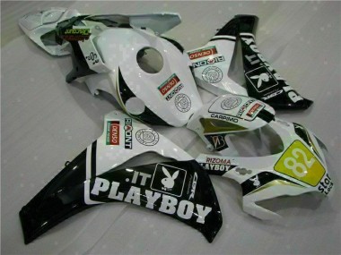 Blanco Negro Playboy Kit ABS Carenado CBR 1000 RR 08-11