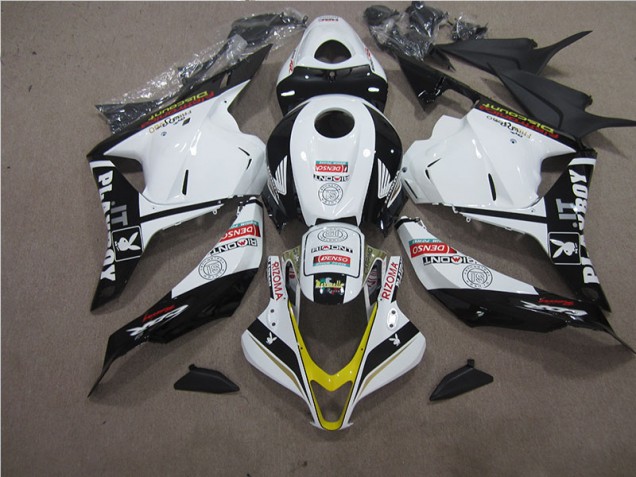 Blanco Negro RIZOMA Carenado CBR 600 RR 09-12 Blanco Negro RIZOMA Carenado CBR 600 RR 09-12