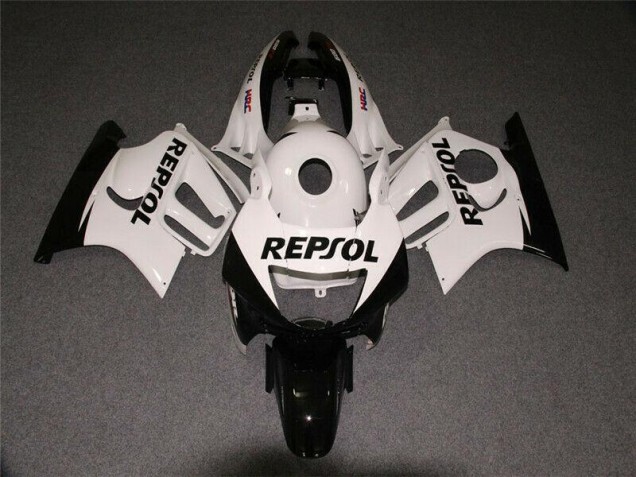 Blanco Negro Repsol Carenado CBR 600 F3 95-98 Blanco Negro Repsol Carenado CBR 600 F3 95-98