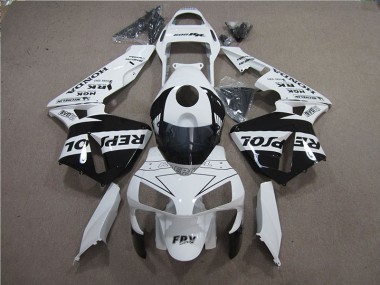 Blanco Negro Repsol Kit Completo Carenado CBR 600 RR 05-06