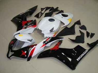 Blanco Negro Rojo ABS Kits Carenado CBR 600 RR 07-08