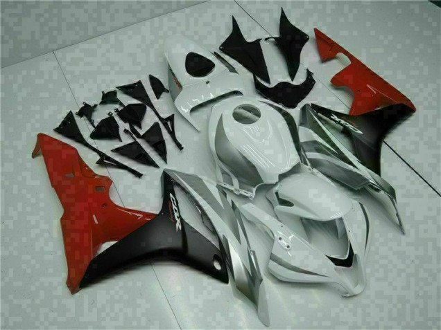 Blanco Negro Rojo ABS Plástico CBR 600 RR 07-08 Blanco Negro Rojo ABS Plástico CBR 600 RR 07-08