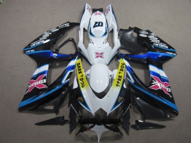 Blanco Oscuro Dog 07 Carenado GSXR 600 K8 08-10