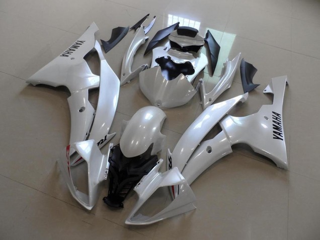 Blanco Perla Estilo OEM Carenado R6 08-16 Blanco Perla Estilo OEM Carenado R6 08-16