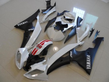 Blanco Perla & Negro 58 Sic Carenado R6 08-16
