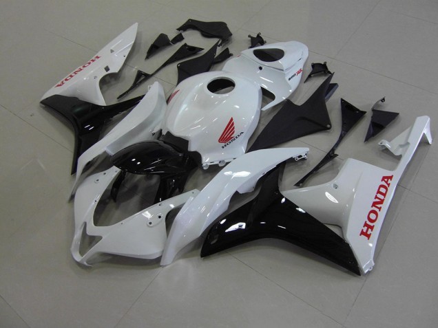 Blanco Perla Negro Carenado CBR 600 RR 07-08 Blanco Perla Negro Carenado CBR 600 RR 07-08