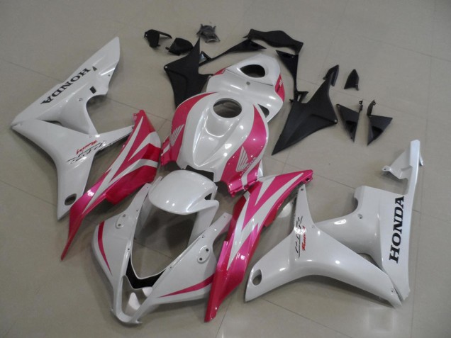 Blanco Perla con Rosa Carenado CBR 600 RR 07-08 Blanco Perla con Rosa Carenado CBR 600 RR 07-08