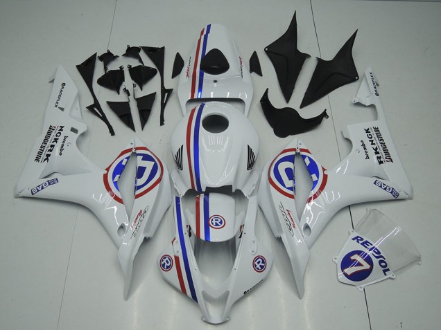 Blanco Plástica CBR 600 RR 07-08 Blanco Plástica CBR 600 RR 07-08