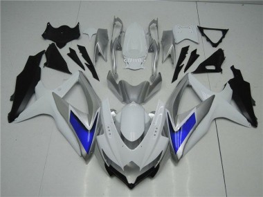 Blanco Plata Azul Carenado GSXR 600 / 750 K8 08-10