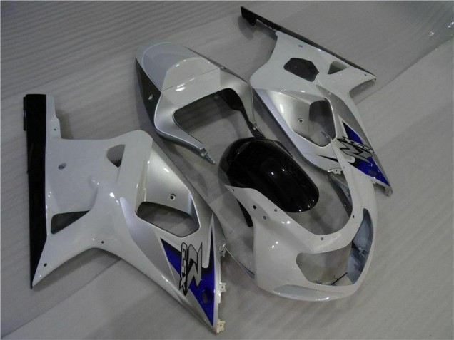 Blanco Plata Carenado GSXR 600 / 750 K1 K2 K3 01-03 Blanco Plata Carenado GSXR 600 / 750 K1 K2 K3 01-03