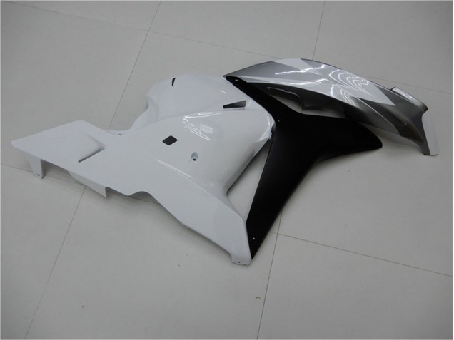 Blanco Plata Negro Carenado CBR 600 RR 09-12 Blanco Plata Negro Carenado CBR 600 RR 09-12