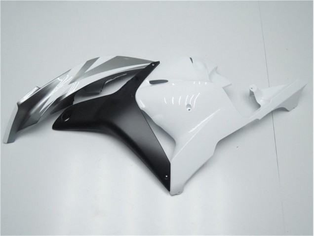 Blanco Plata Negro Carenado CBR 600 RR 09-12 Blanco Plata Negro Carenado CBR 600 RR 09-12