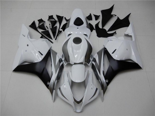 Blanco Plata Negro Carenado CBR 600 RR 09-12 Blanco Plata Negro Carenado CBR 600 RR 09-12