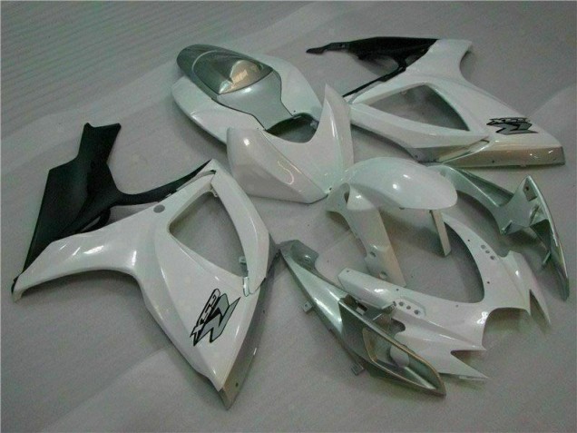 Blanco Plata Plástica GSXR 600 / 750 K6 06-07 Blanco Plata Plástica GSXR 600 / 750 K6 06-07
