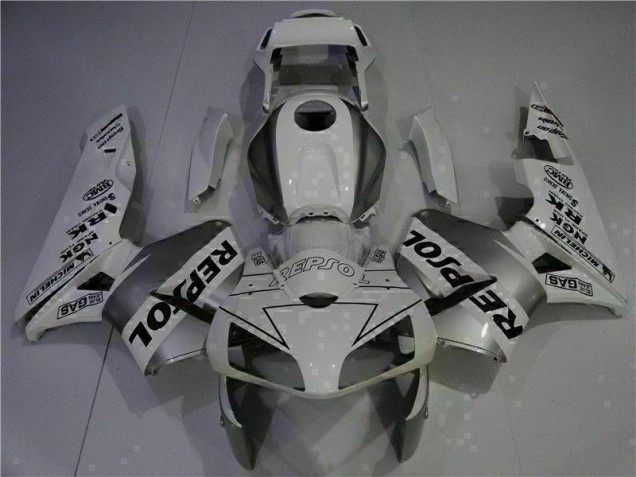 Blanco Repsol Inyección Kit Carenado CBR 600 RR 03-04 Blanco Repsol Inyección Kit Carenado CBR 600 RR 03-04