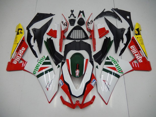 Blanco Rojo Alitalia Carenado RSV4 09-15 Blanco Rojo Alitalia Carenado RSV4 09-15