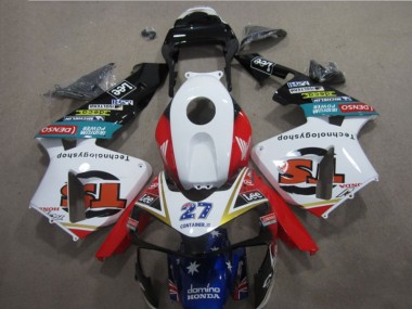 Blanco Rojo Azul 27 Carenado CBR 600 RR 03-04