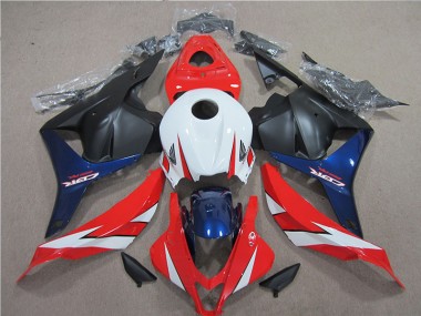 Blanco Rojo Azul Carenado CBR 600 RR 09-12