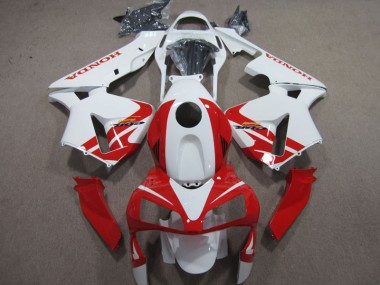 Blanco Rojo Carenado CBR 600 RR 03-04