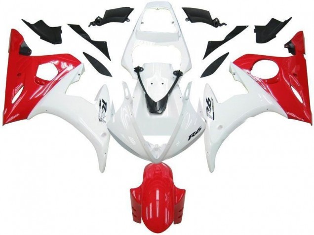 Blanco Rojo Carenado R6 03-05 Blanco Rojo Carenado R6 03-05