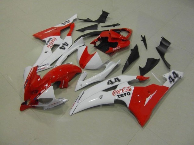 Blanco Rojo Coca Cola Zero 44 Carenado R6 08-16 Blanco Rojo Coca Cola Zero 44 Carenado R6 08-16