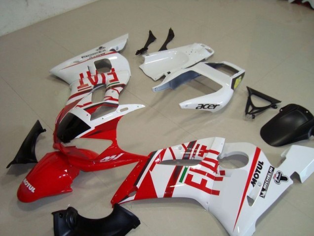 Blanco Rojo Fiat Motul Acer Carenado R6 98-02 Blanco Rojo Fiat Motul Acer Carenado R6 98-02