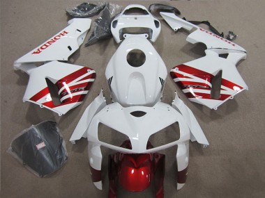Blanco Rojo Kits Completo Carenado ABS CBR 600 RR 05-06