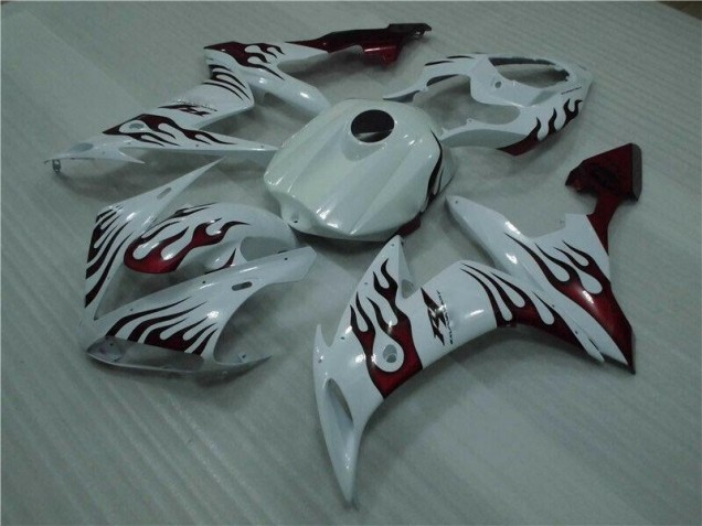 Blanco Rojo Llama Carenado R1 04-06 Blanco Rojo Llama Carenado R1 04-06