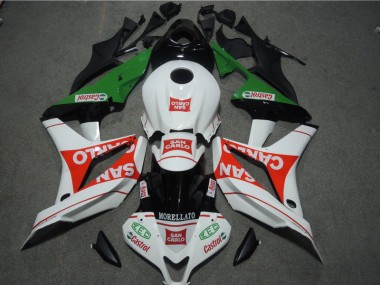 Blanco Rojo MORELLATO San Carlo Carenado CBR 600 RR 07-08