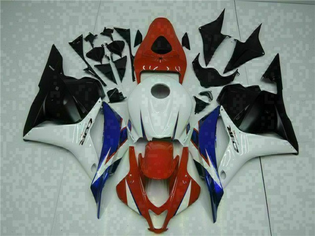 Blanco Rojo Negro Azul Carenado CBR 600 RR 09-12 Blanco Rojo Negro Azul Carenado CBR 600 RR 09-12