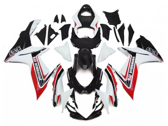 Blanco Rojo Negro Carenado GSXR 600 / 750 K11 11-21 Blanco Rojo Negro Carenado GSXR 600 / 750 K11 11-21