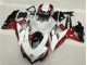 Blanco Rojo Negro Carenado GSXR 600 / 750 K8 08-10 Blanco Rojo Negro Carenado GSXR 600 / 750 K8 08-10
