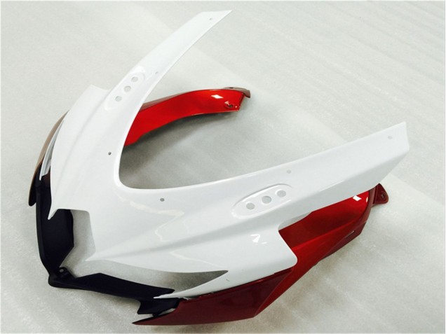 Blanco Rojo Negro Carenado GSXR 600 / 750 K8 08-10 Blanco Rojo Negro Carenado GSXR 600 / 750 K8 08-10