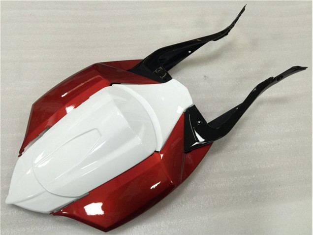 Blanco Rojo Negro Carenado GSXR 600 / 750 K8 08-10 Blanco Rojo Negro Carenado GSXR 600 / 750 K8 08-10