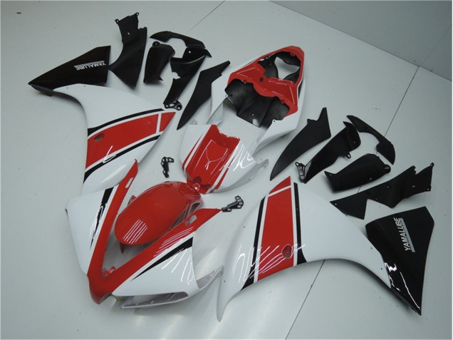 Blanco Rojo Negro Carenado R1 12-14 Blanco Rojo Negro Carenado R1 12-14