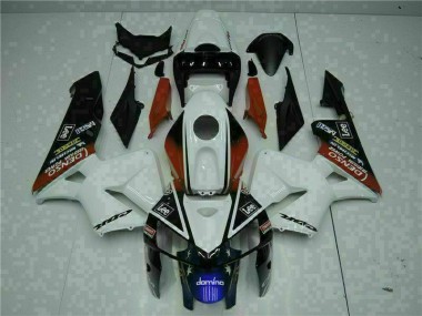 Blanco Rojo Negro Lee Carenado CBR 600 RR 05-06