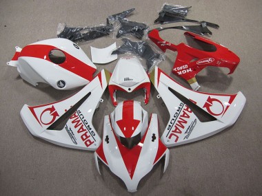 Blanco Rojo PRAMAC Carenado CBR 1000 RR 08-11
