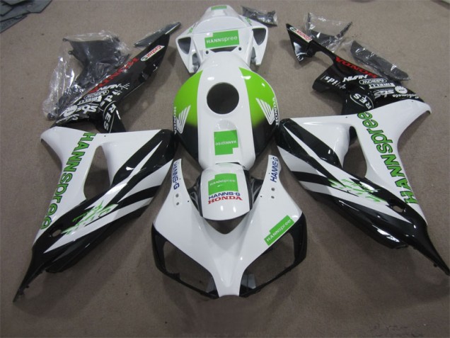 Blanco Verde Hannspree Carenado CBR 1000 RR 06-07