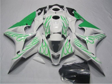 Blanco Verde Llama Carenado CBR 600 RR 07-08