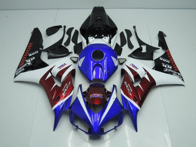 Borgoña & Azul Carenado CBR 1000 RR 06-07 Borgoña & Azul Carenado CBR 1000 RR 06-07