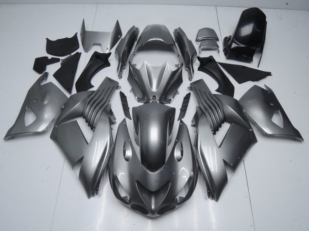 Brillante Gris Carenado ZX14R ZZR 1400 06-11 Brillante Gris Carenado ZX14R ZZR 1400 06-11