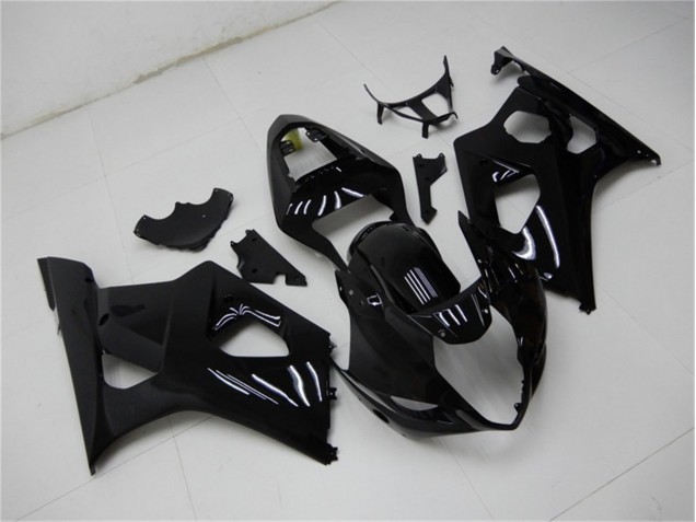 Brillante Negro Inyección Kit Carenado GSXR 1000 K3 03-04 Brillante Negro Inyección Kit Carenado GSXR 1000 K3 03-04