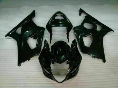 Brillante Negro Inyección Kits Carenado GSXR 1000 K3 03-04